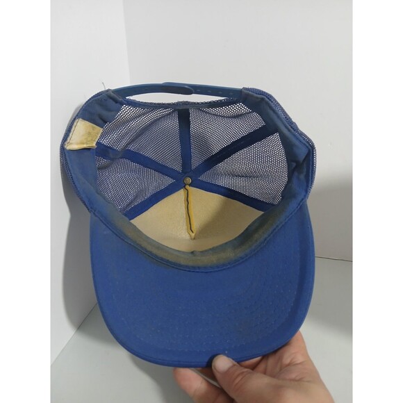 Vintage 80s NASA Spacelab-3 Van D. Berg SPACE MECHANIC Trucker Hat U.S. Crown - Picture 5 of 8